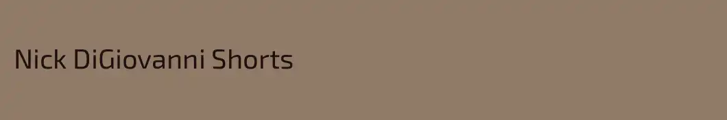 Nick DiGiovanni Shorts